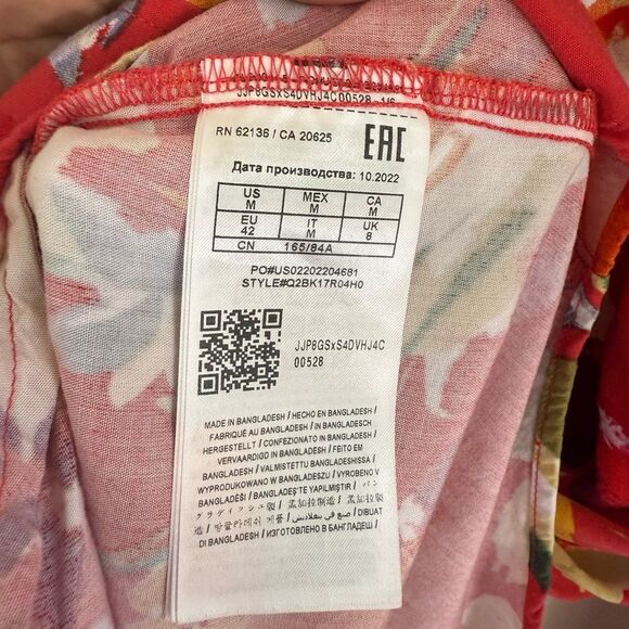 Guess Red and Yellow Floral Dress - Picture 8 of 9